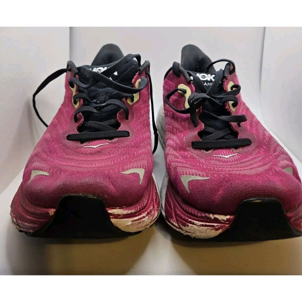 HOKA One Arahi 6 Women 9.5 B Fuchsia Ibis Rose Running Shoes Athletic Sneakers - Picture 4 of 6